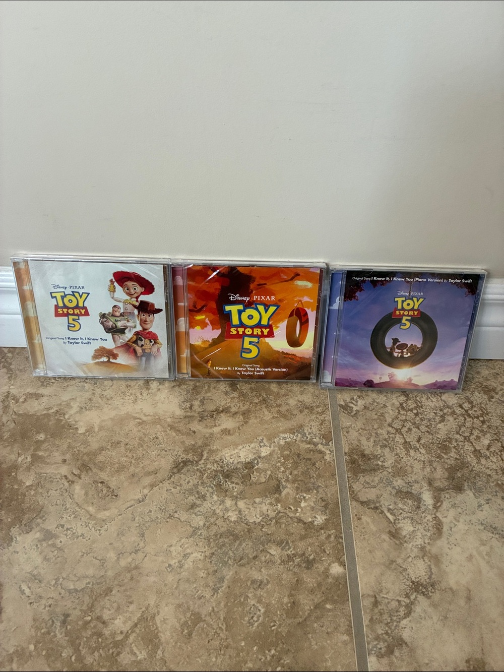 Taylor Swift Toy Story 5 Music 3 CD set I knew it, I knew you NEW